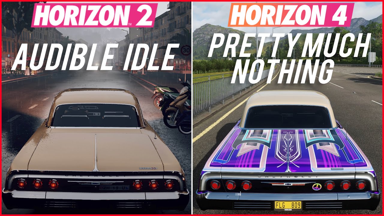Forza Horizon 4 Engine Sounds vs Forza Horizon 2 Engine Sounds Part 2 😂💀 [Xbox Series X]