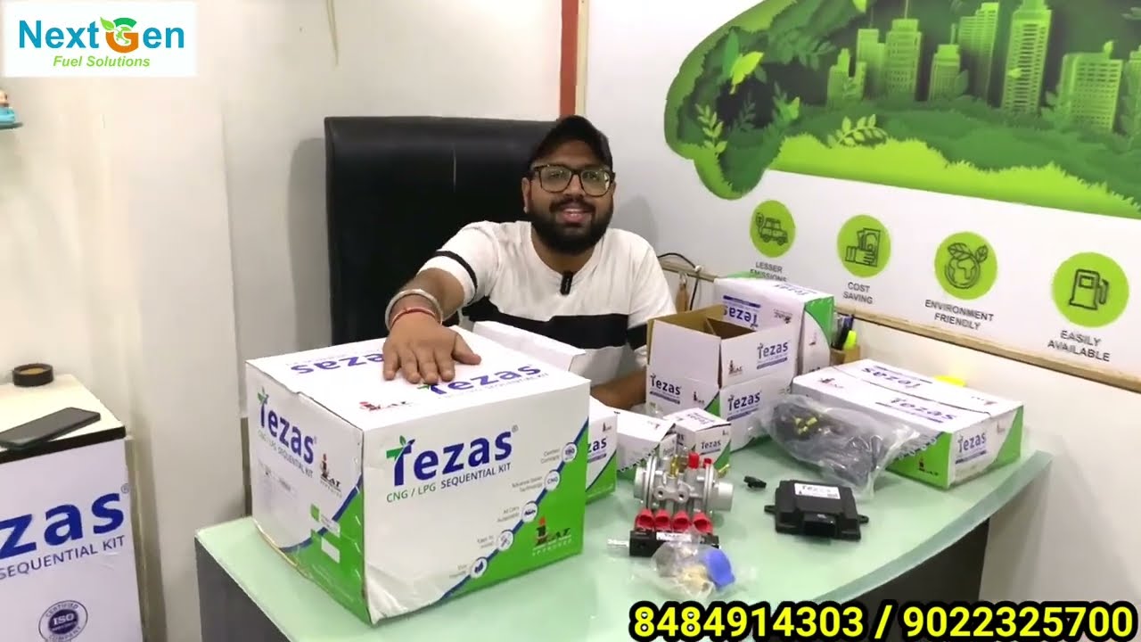 NextGen Fuel Solutions | TEZAS SEQUENTIAL KIT INTRO | CNG INSTALLATION SHOP IN PUNE | 