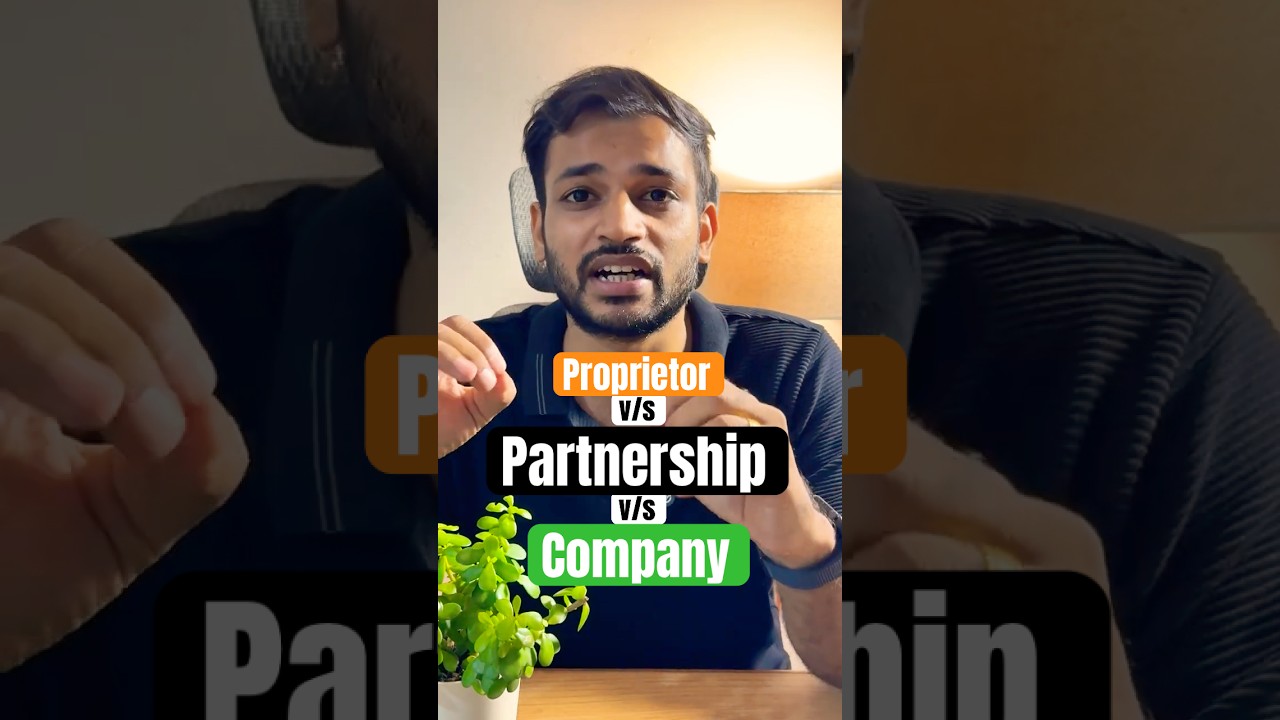 Proprietor vs partnership vs company, Which format has lowest income tax for new business