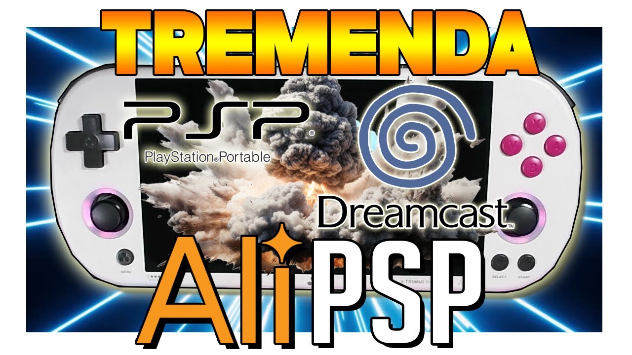 🕹️¡PSP y DREAMCAST en tu consola portátil! TRIMUI SMART PRO, una consola portátil barata y potente