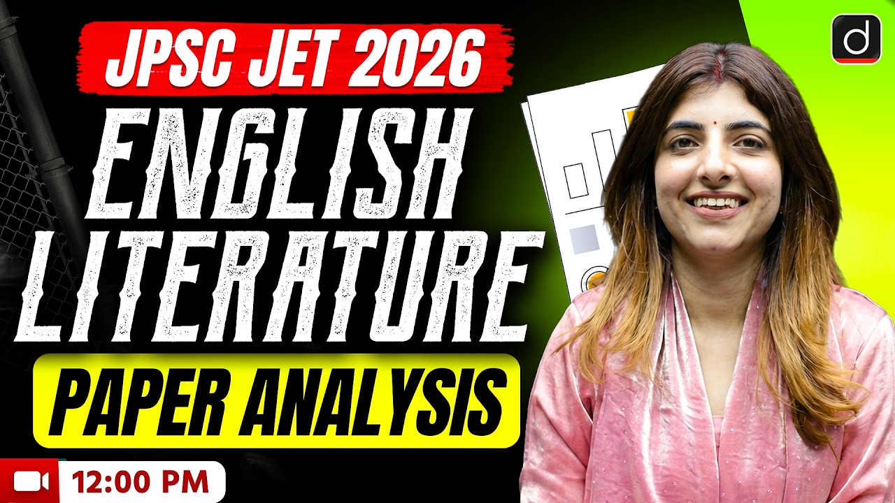 JPSC JET 2026 | English Literature | Complete Paper Analysis | Drishti Teaching Exams