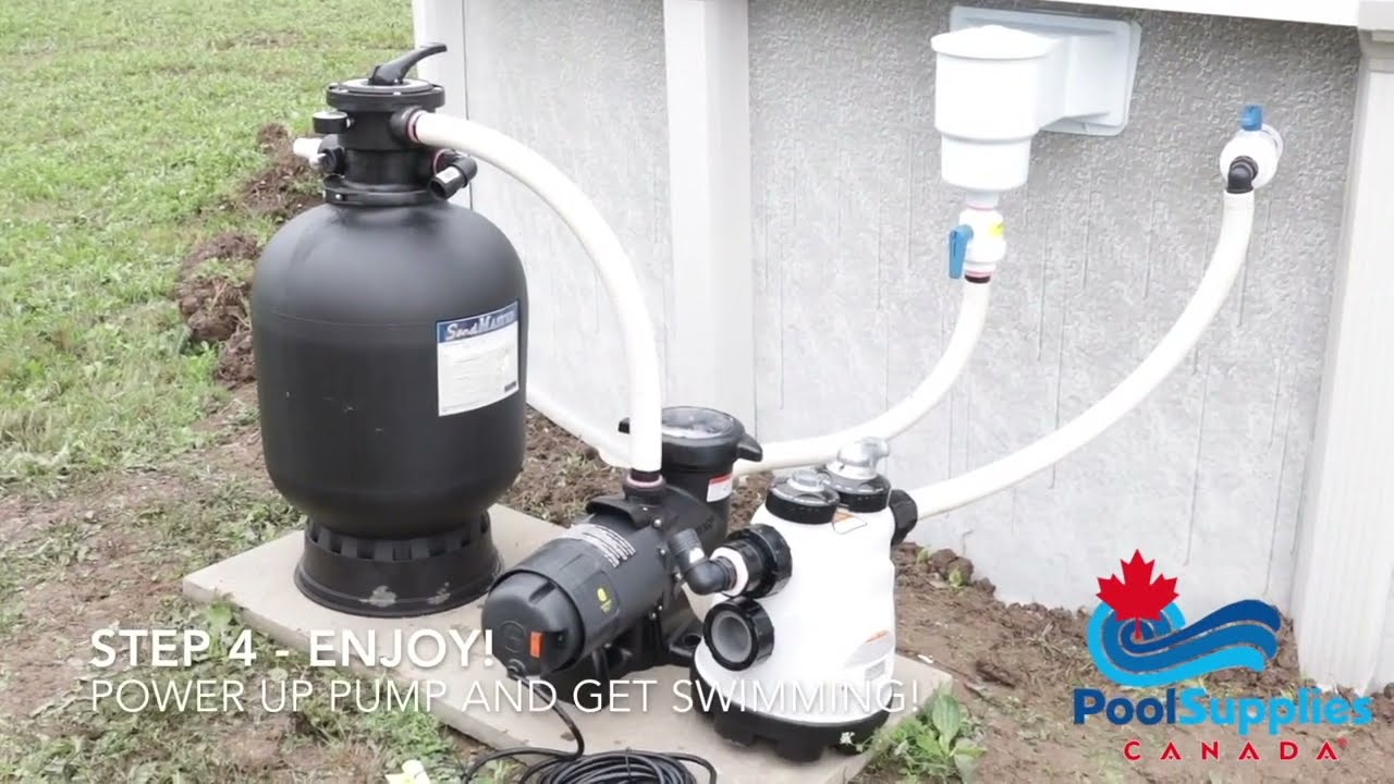 Above Ground Pool Plumbing Step-by-Step (With Voiceover) - From Pool Supplies Canada.ca!