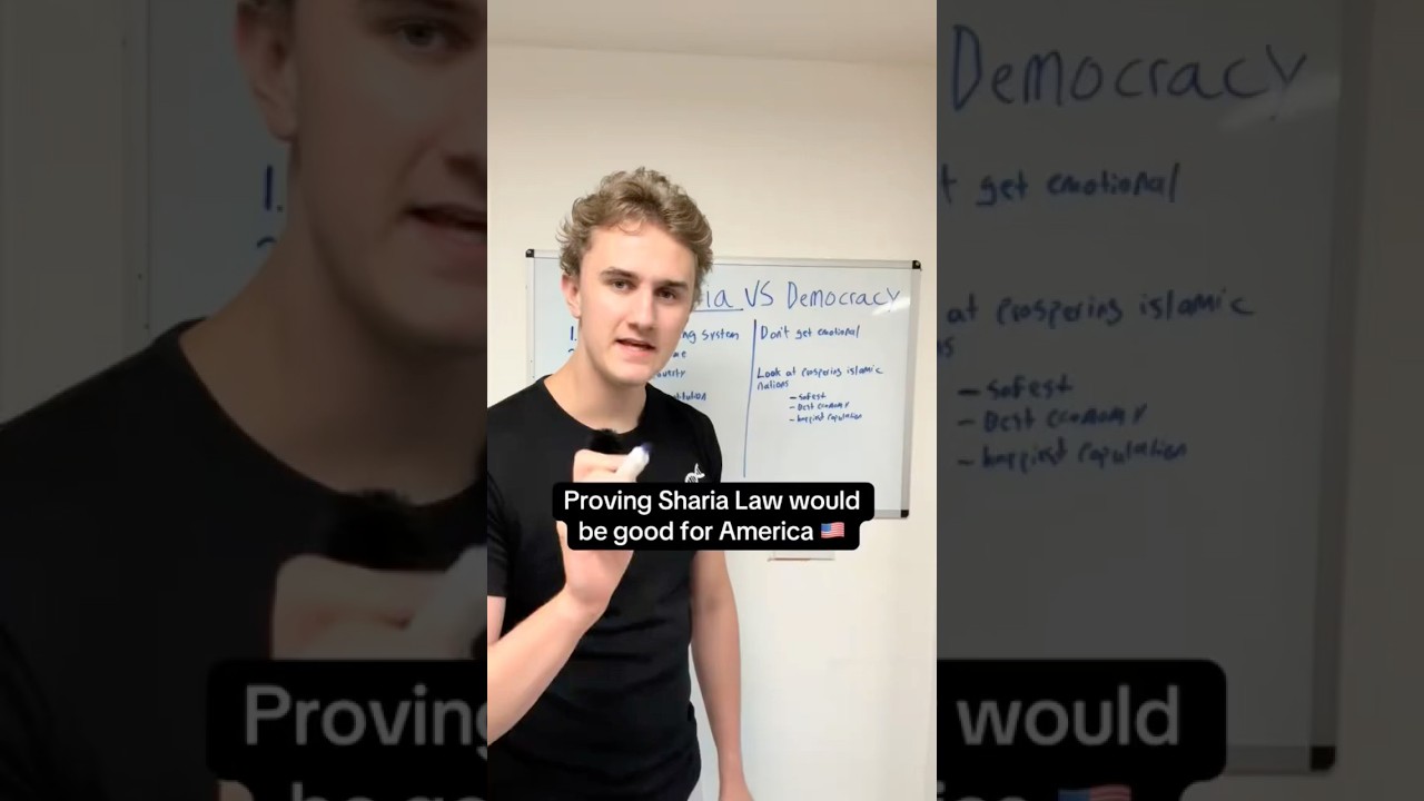 Proving Sharia Law would be good for America | Sharia vs Democracy | #Shorts