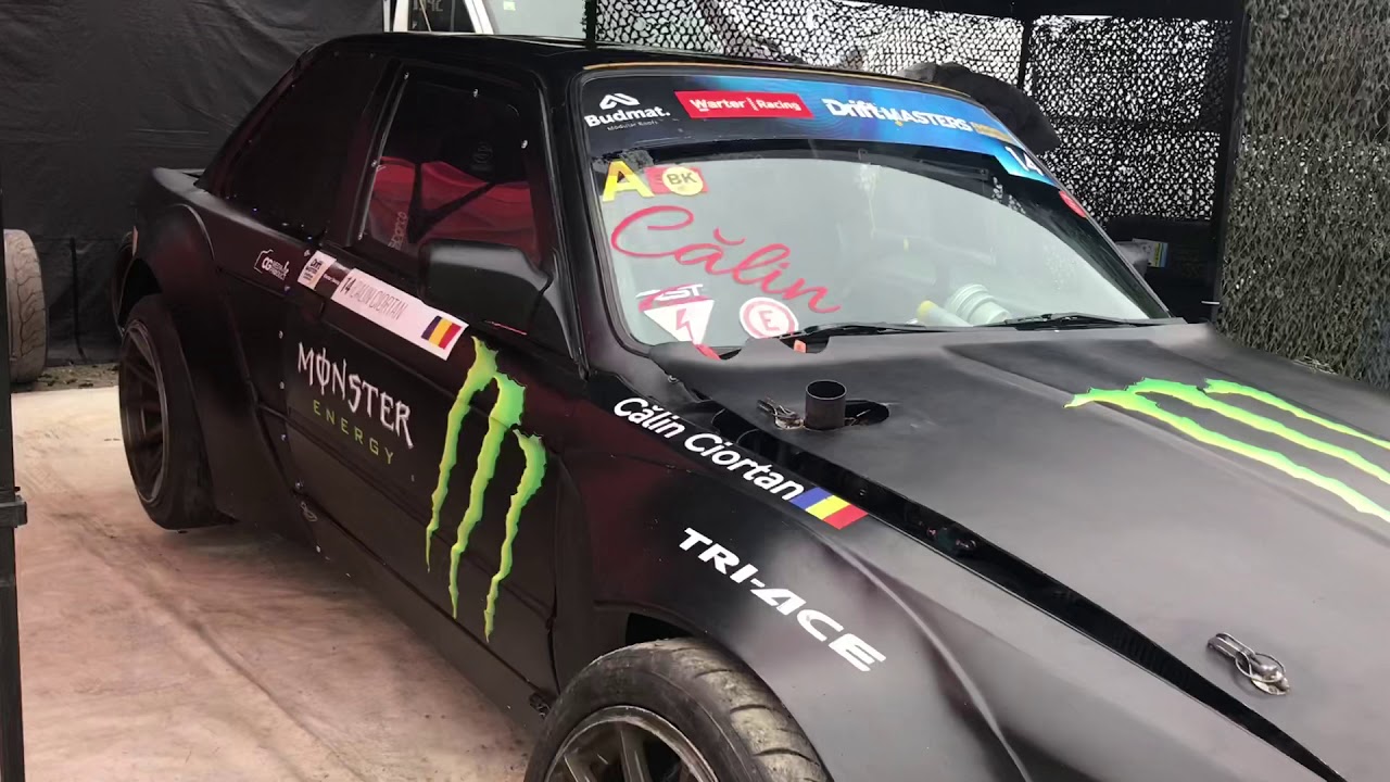 MONSTER ENERGY BMW E30 TURBO DRIFTING - CALIN CIORTAN | Drift Masters 2019 round 1 Greinbach |