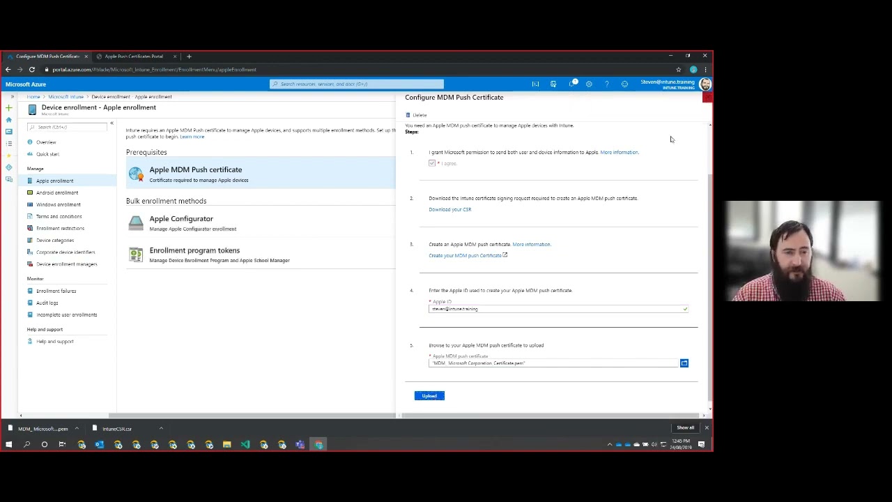 S01E09   Configuring Apple Push Notification Certificates in Microsoft Intune