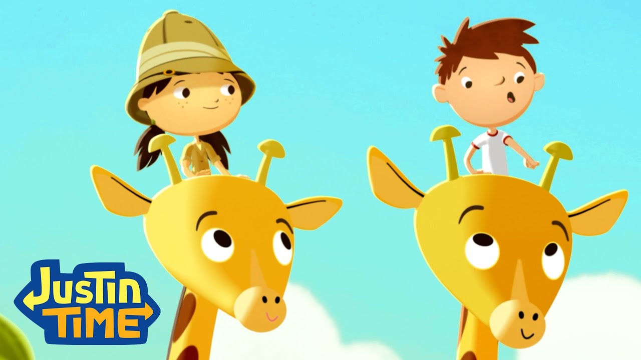 Adventures with Animals 🐘🦒🦓 Justin Time 6 FULL EPISODES