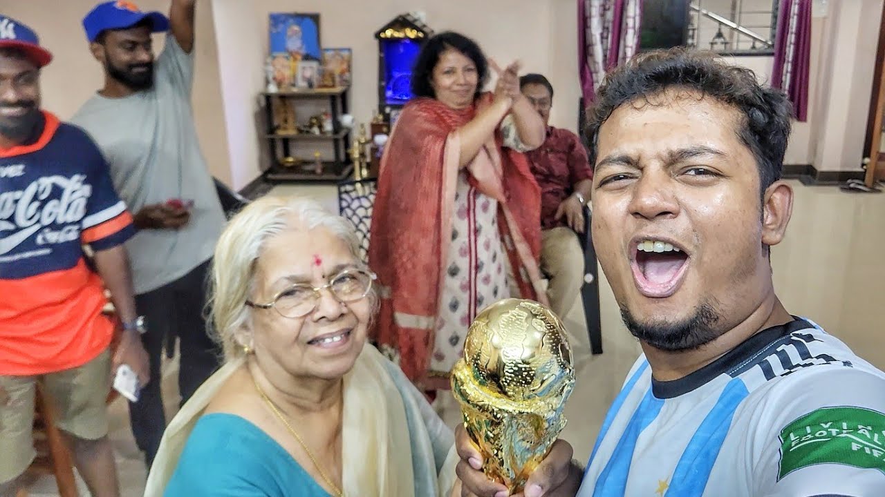 അമ്മാമ്മ വരെ എണീറ്റ് നിന്ന് കയ്യടിച്ച World Cup Final!!! 🥹❤️