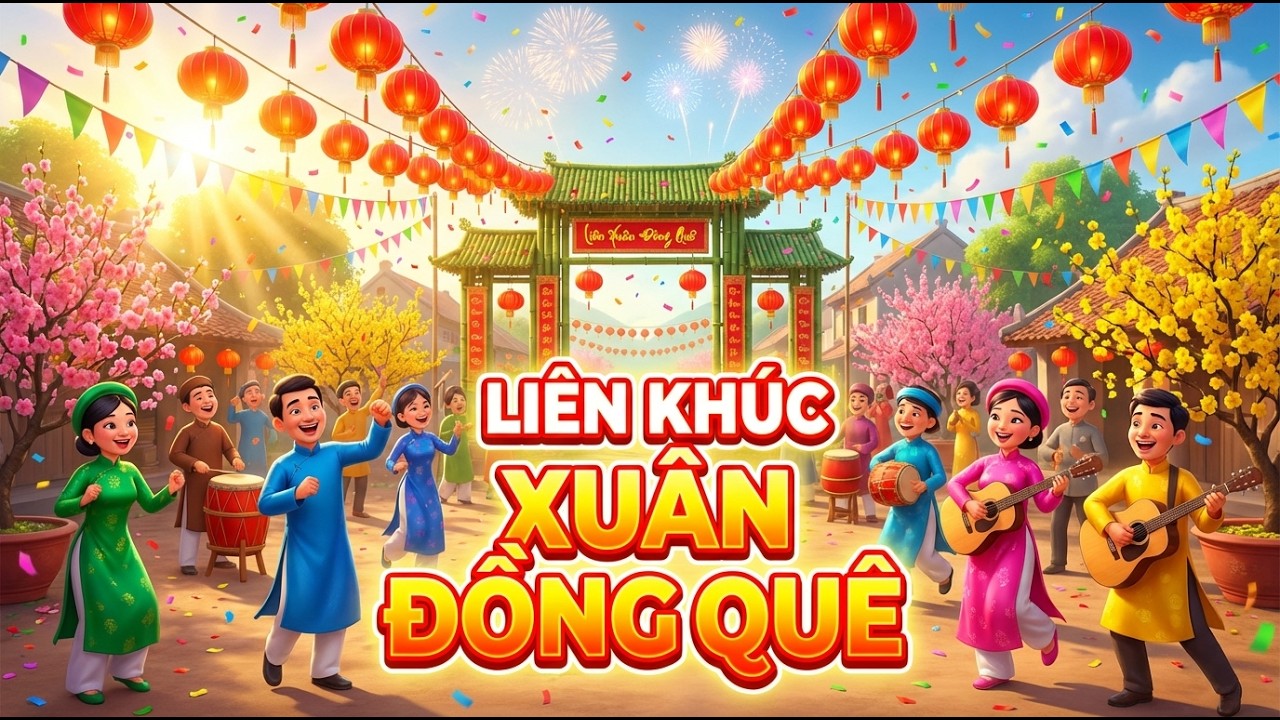 Liên Khúc Xuân Đồng Quê Hay Nhất | Nhạc Xuân Vui Nhộn Đón Tết | Một Bản Nhạc