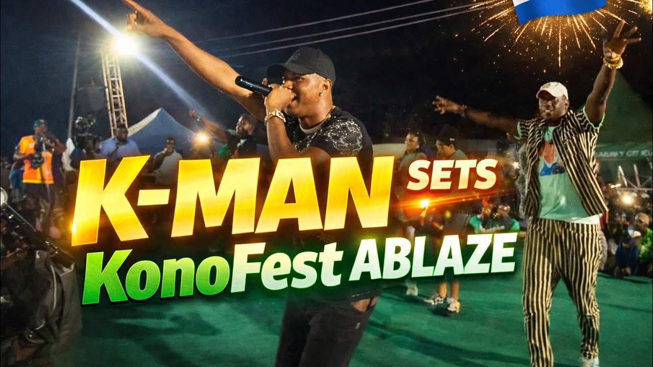 🎶 K-Man Sets KonoFest Ablaze | Electrifying Performance in Kono District 🇸🇱