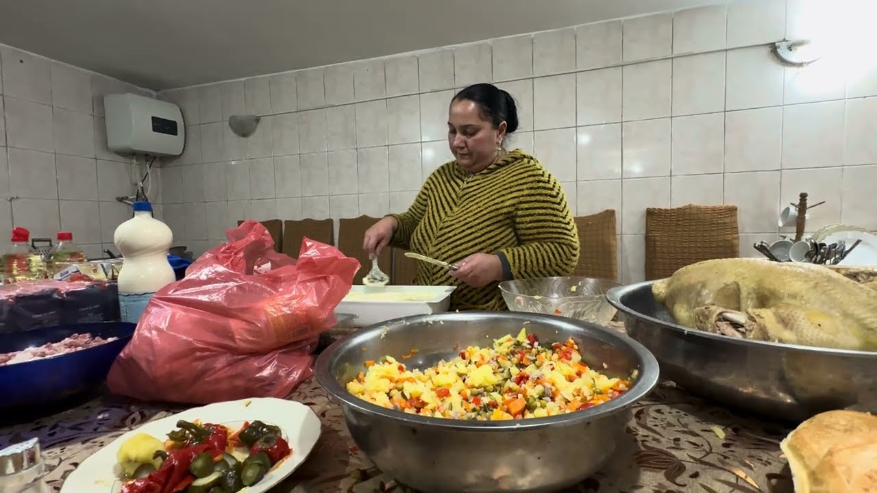 Salată￼ de cartofi cu ceapă 