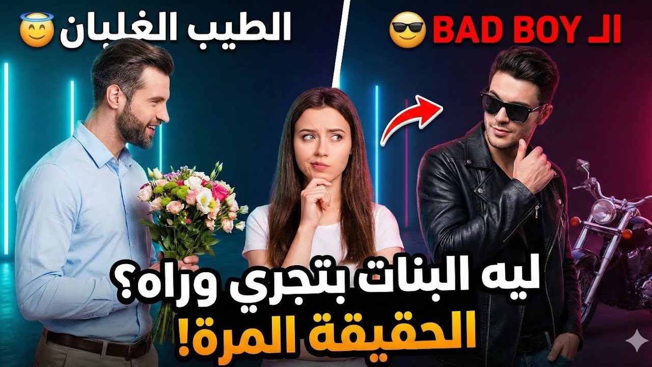 ليه البنات بتحب الـ Bad Boy (الحقيقية المره) 