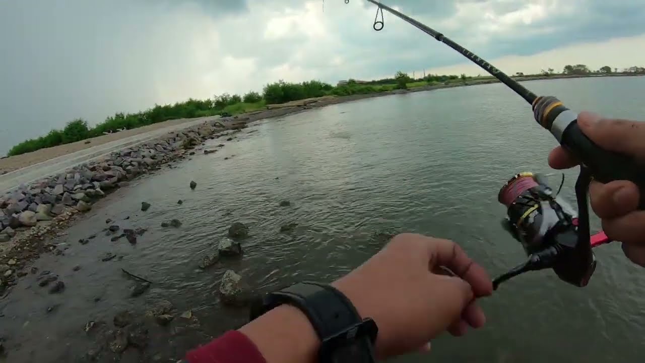 Ultralight Casting at Marina Beach Semarang, Spot Gaburan Doro (Gabdor) || Ada Pelangi Cantik