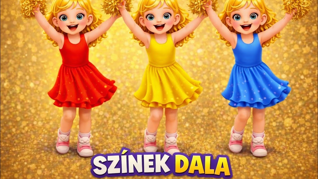 Színek Dala - Gyerekdal Hannával 🌈