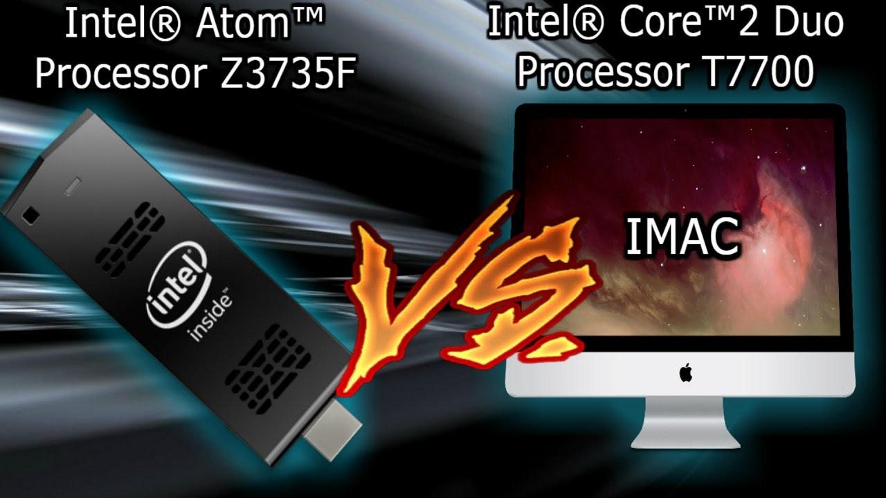 [ Intel&reg; Atom&trade; Processor Z3735F 1.33 GHz) ] VS [ Intel&reg; Core&trade;2 Duo Processor T7700 2.40 GHz ]