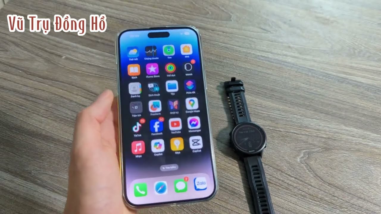 Cách Kết Nối Đồng Hồ Garmin Với iPhone| Vũ Trụ Đồng Hồ