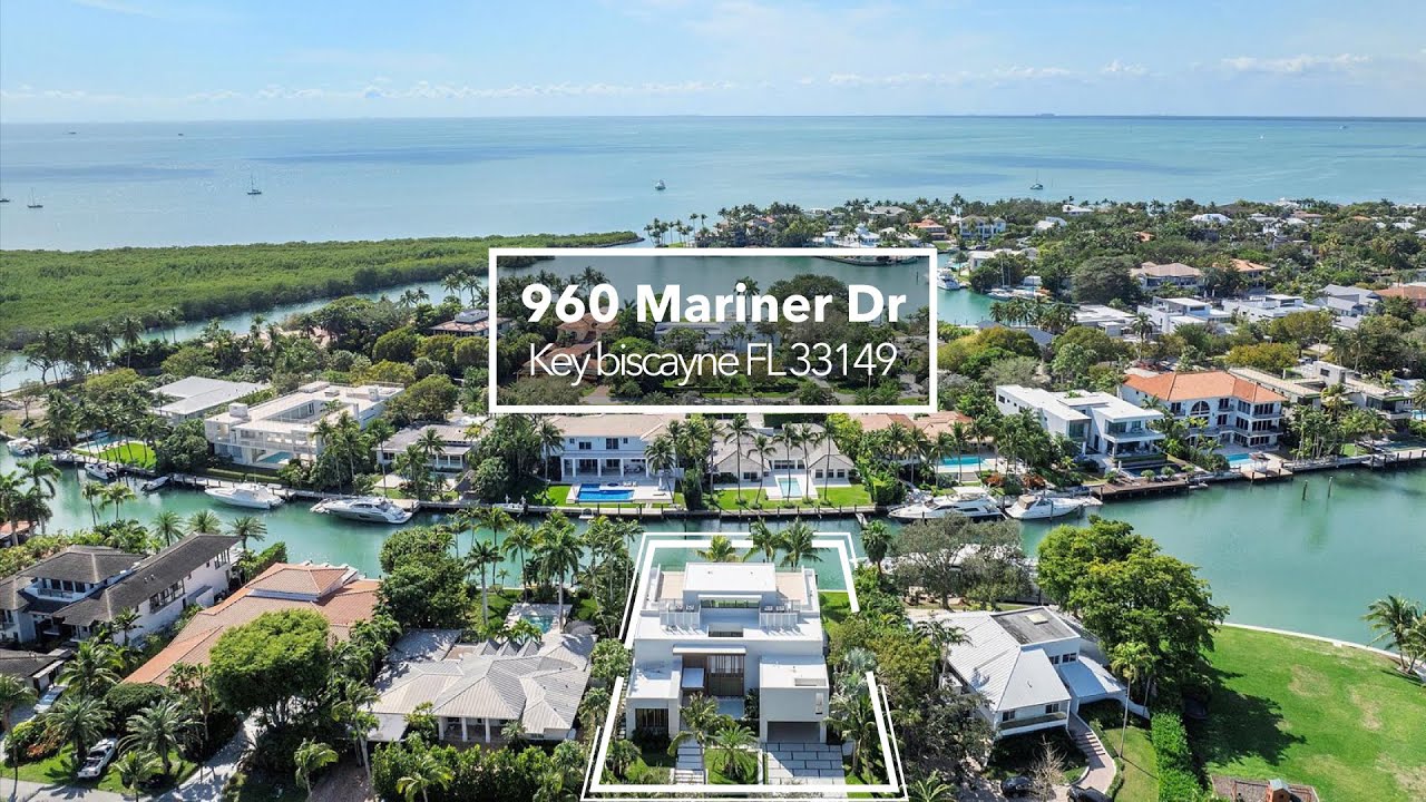 EXCLUSIVE LISTING: Miami’s Ultimate Waterfront Masterpiece | 960 Mariner Dr, Key Biscayne