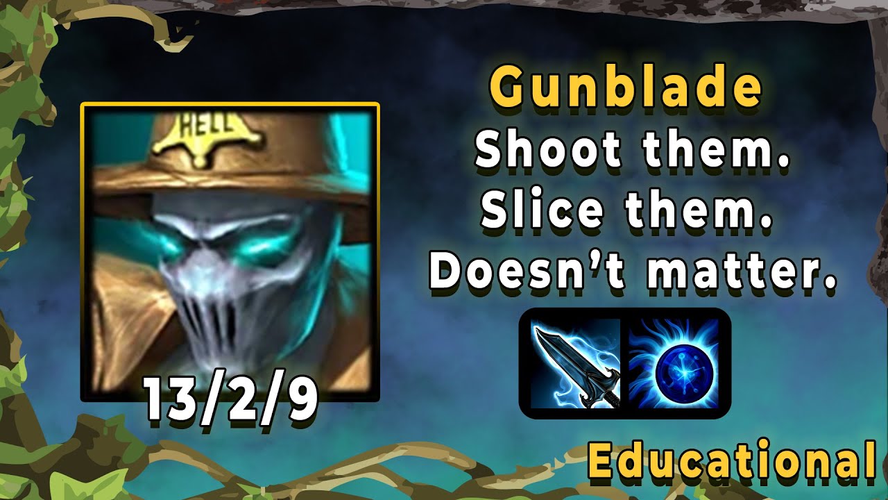 Gunblade - Taking Everyone Down - HoN Reborn