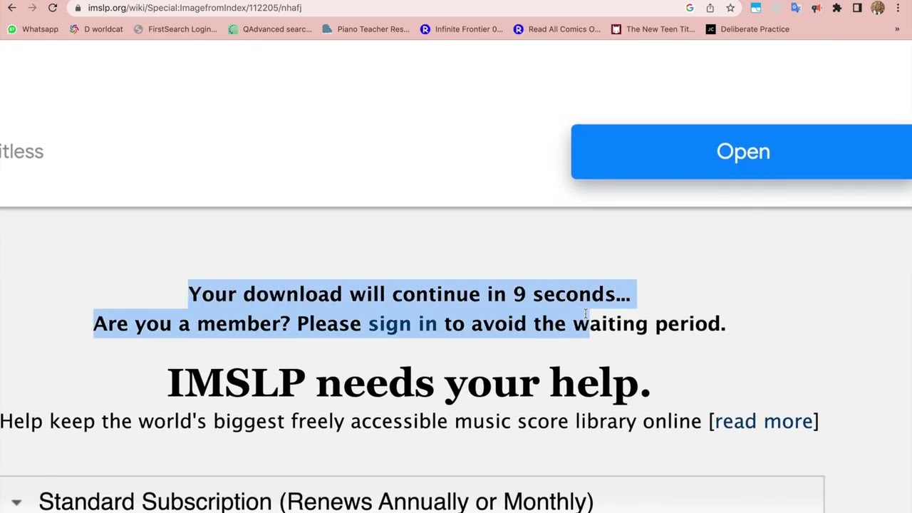 How to download imslp
