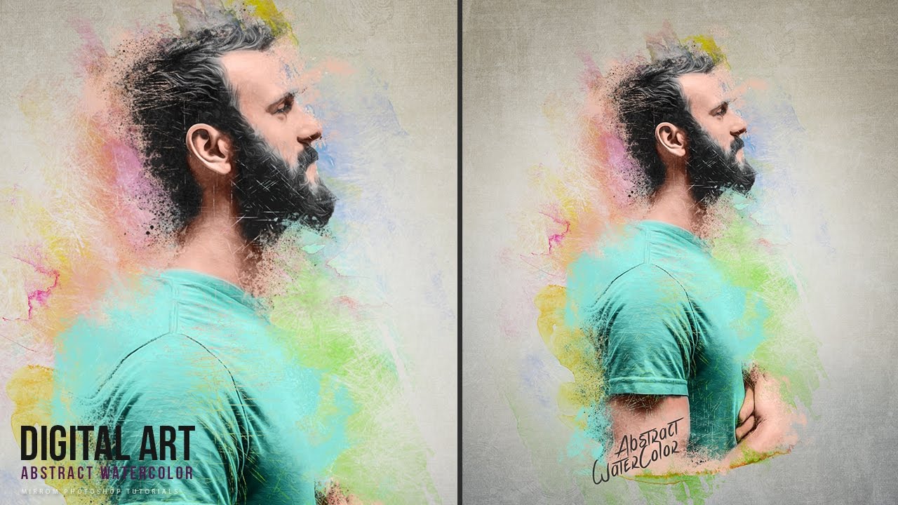 Create an Abstract Watercolor Artwork With Photoshop