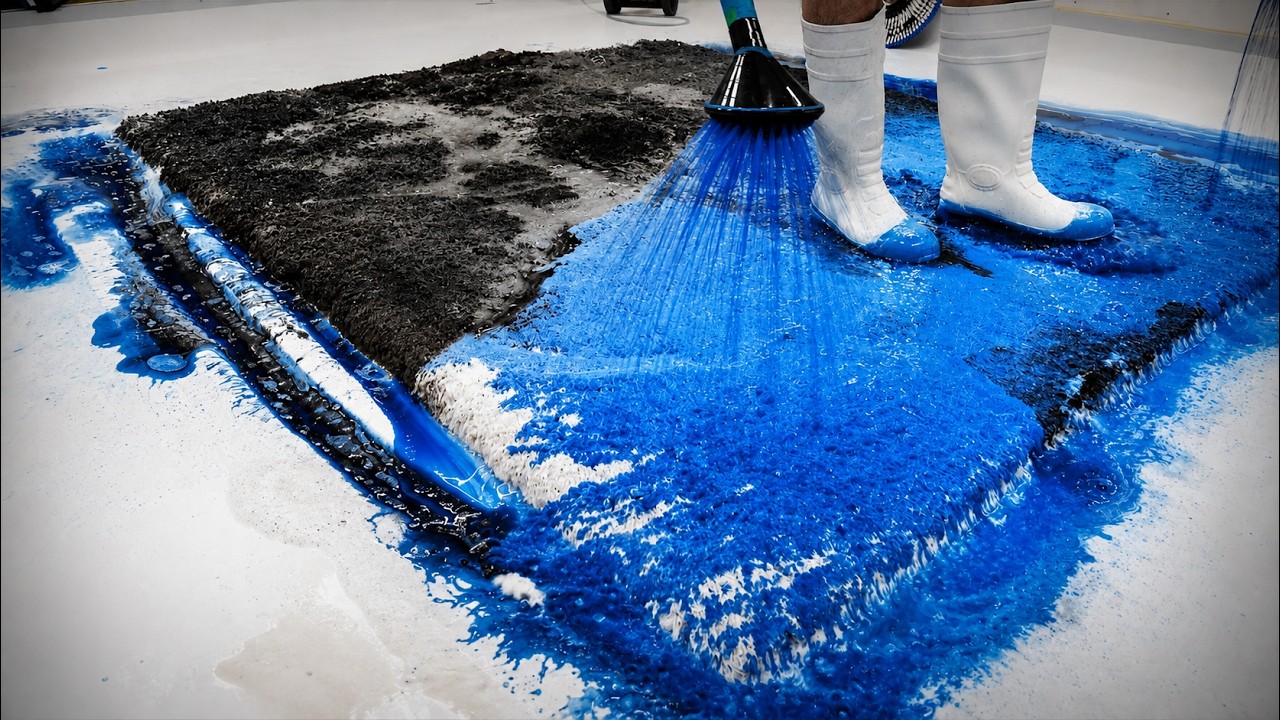 HAZMAT Levels of Dirt in This FILTHY Rug. Satisfying ASMR Carpet Cleaning.