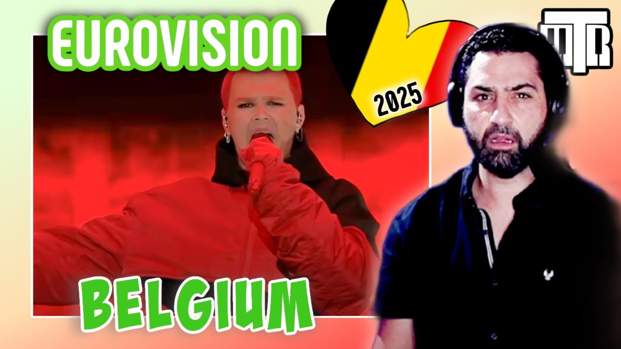 Belgium Eurovision 2025 Reactionalysis (Reaction) - Strobe Lights: Music Teacher Analysis