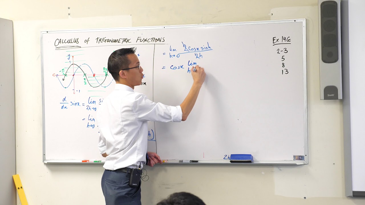 Calculus of Trigonometric Functions (3 of 3: Proving the basic derivative)