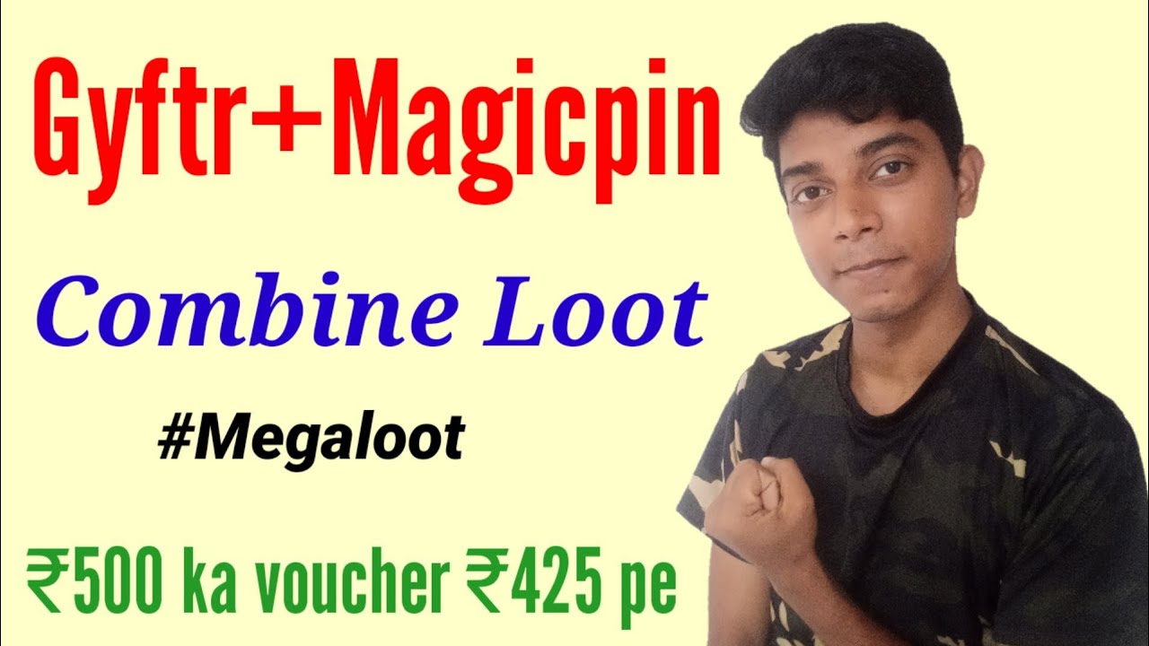 Gyftr & Magicpin Combine Loot Trick : ₹500 Flipkart Voucher only on ₹425, Latest Gift Card Trick
