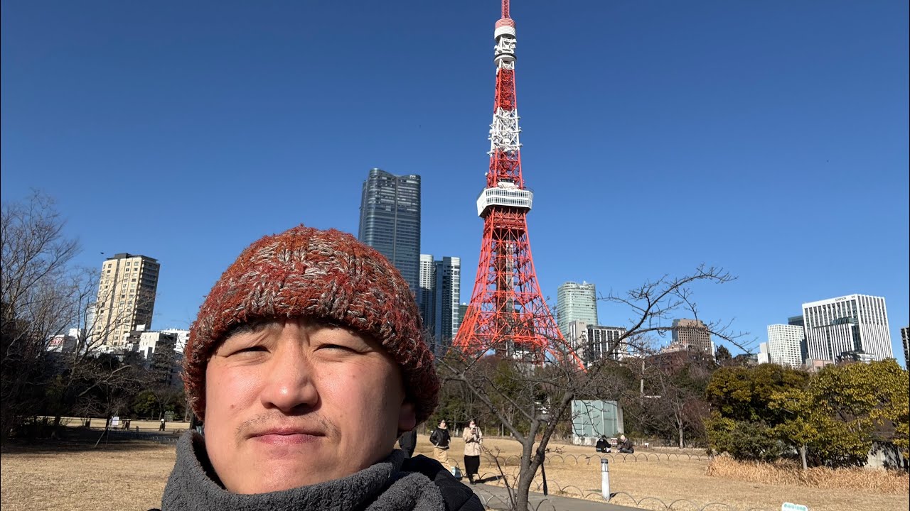 I walked around Tokyo tower