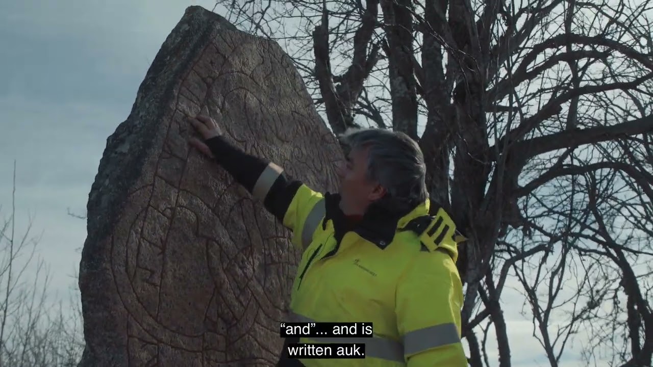 The Skillsta stone outside Skogstibble Uppland