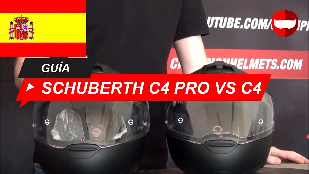 Casco Schuberth C4 Pro vs Schuberth C4 - ChampionHelmets.com