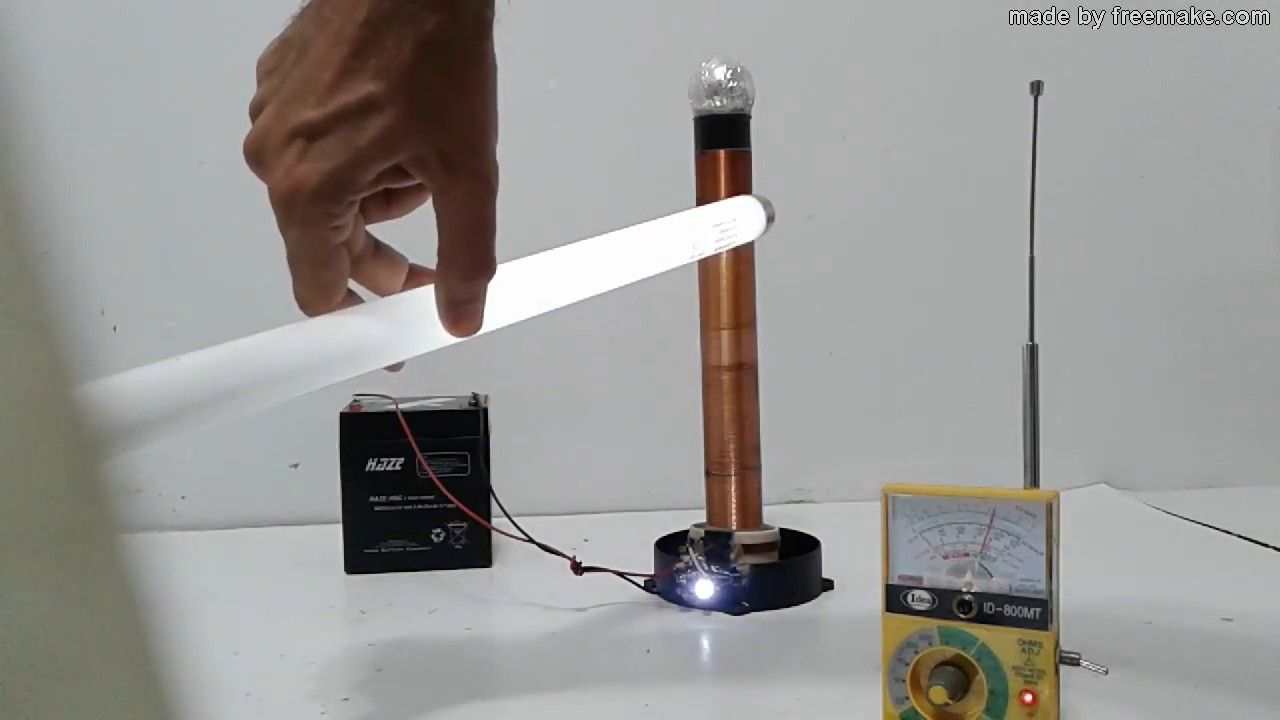 Bobina de Tesla - Interfer&ecirc;ncia de Campo