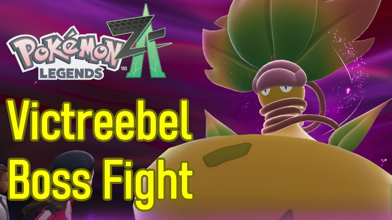 Pokemon Legends: Z-A Rogue Mega Victreebel Boss Fight