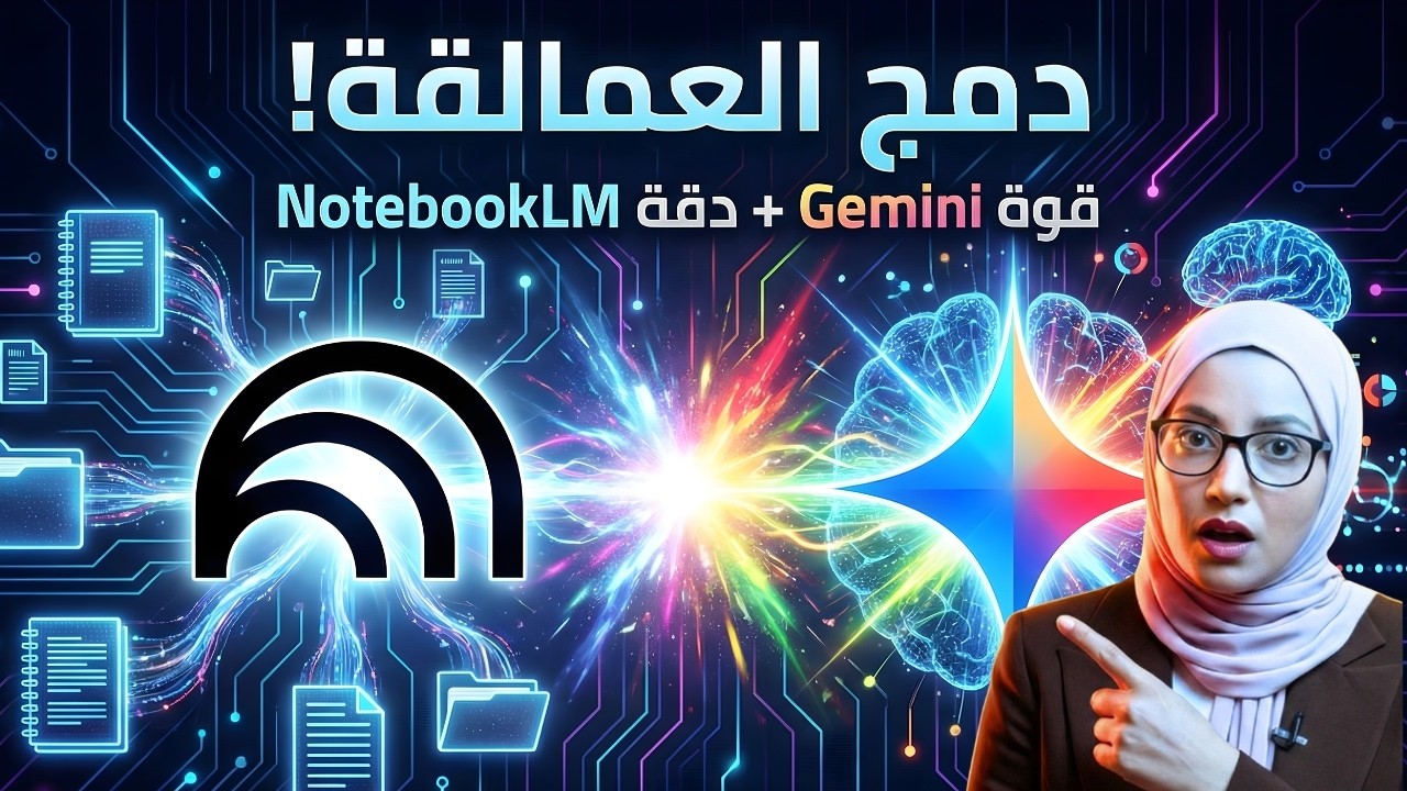 كيف تدمج قوة Gemini مع NotebookLM لتصبح ماكينة إنتاج أوامر؟ 🔥