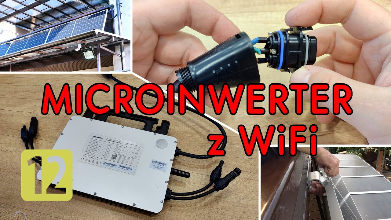 Micro inwerter HMS-800W-2T z wbudowanym WiFi.