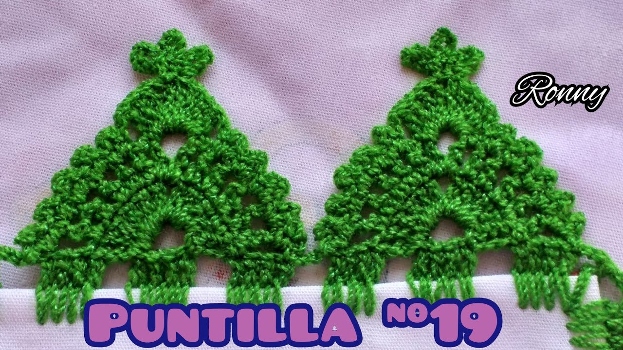 Puntilla #19| Arbolitos Navideños.