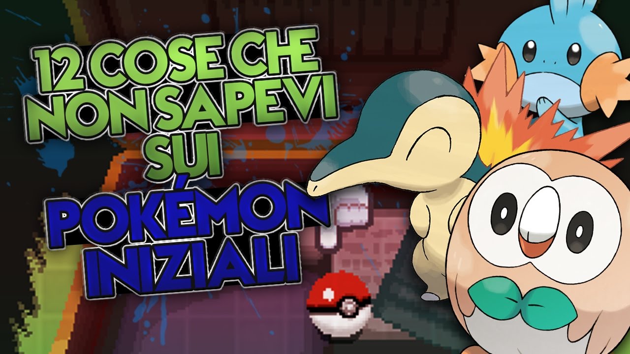 12 cose che NON sapevi sui Pok&eacute;mon Iniziali!
