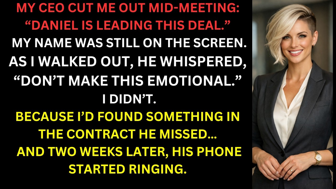 My CEO Cut Me Out of a Critical Acquisition - I Made Sure They Didn’t Close the Deal