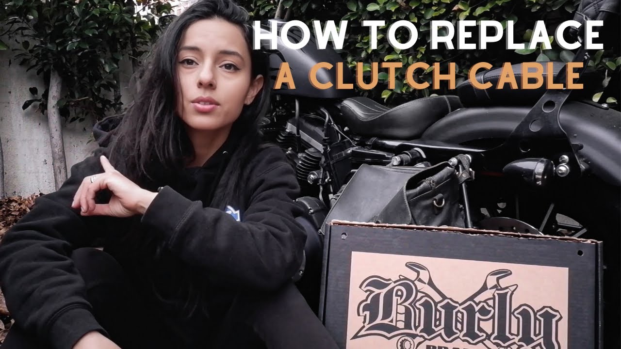 Как снять и заменить трос сцепления на Harley Davidson Sportster