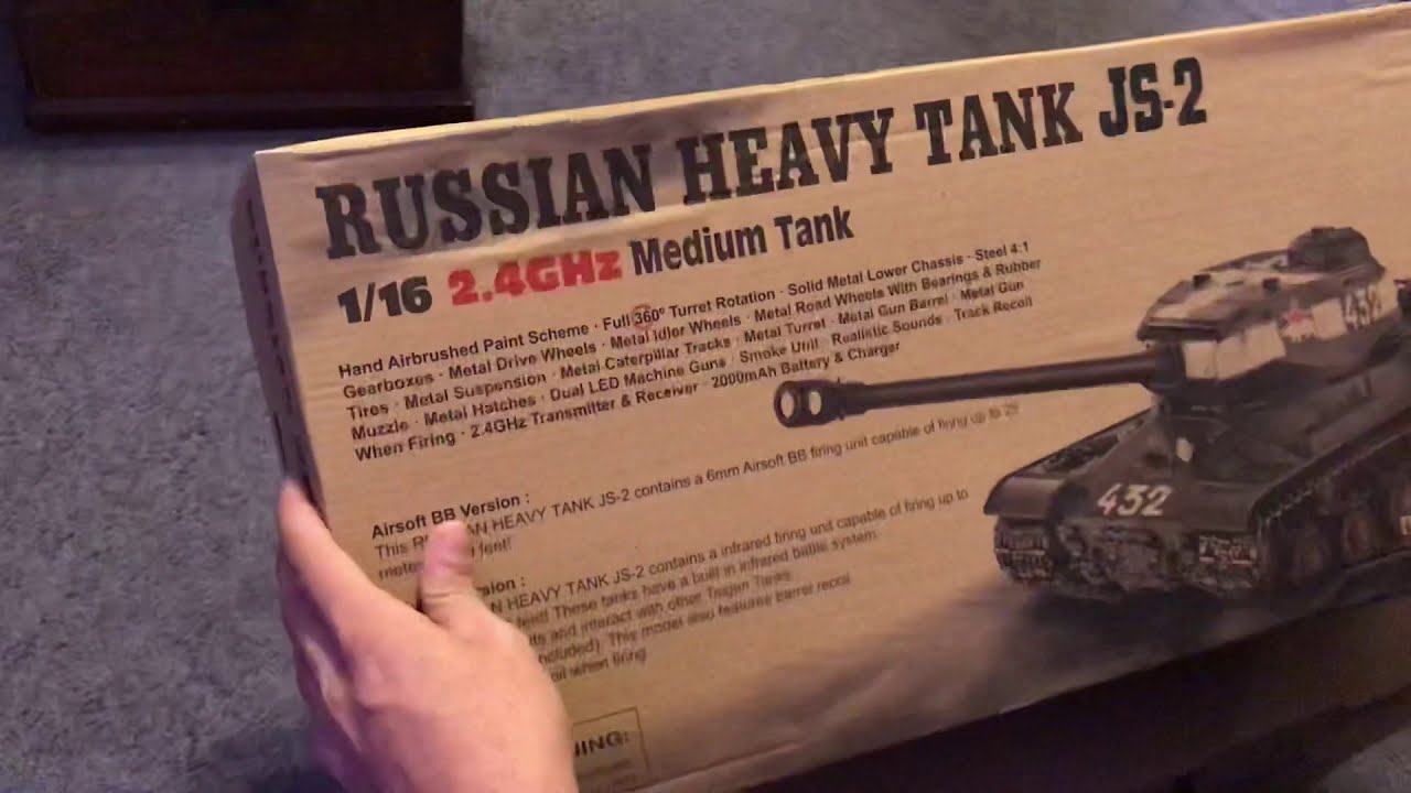 Unboxing Taigen Tanks 1:16 Metal JS-2 (Russian Heavy)