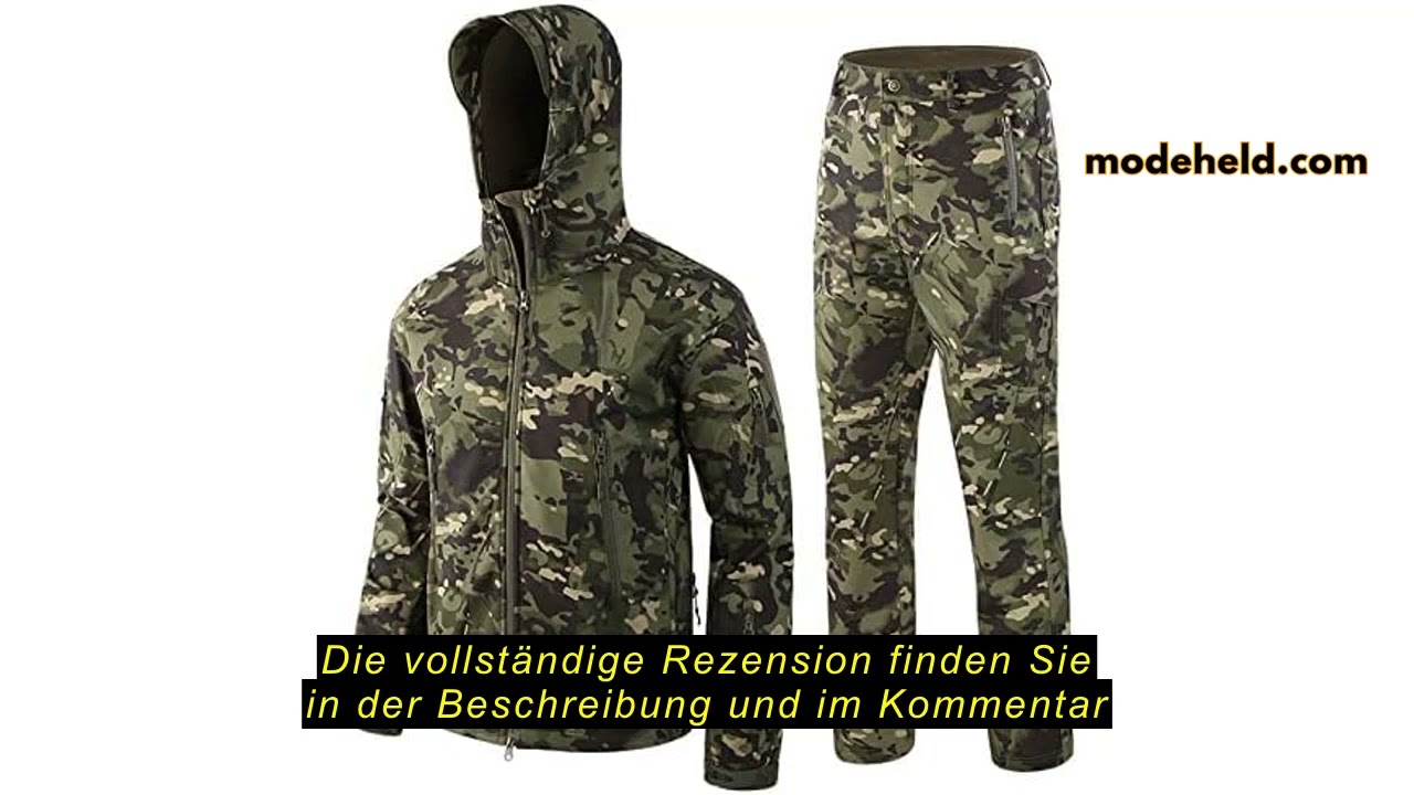 Produktbewertung Czen Taktische Jacke und Hose für Herren, Kostüm, Kampfkleidung, Uniform, Jagd, Cam