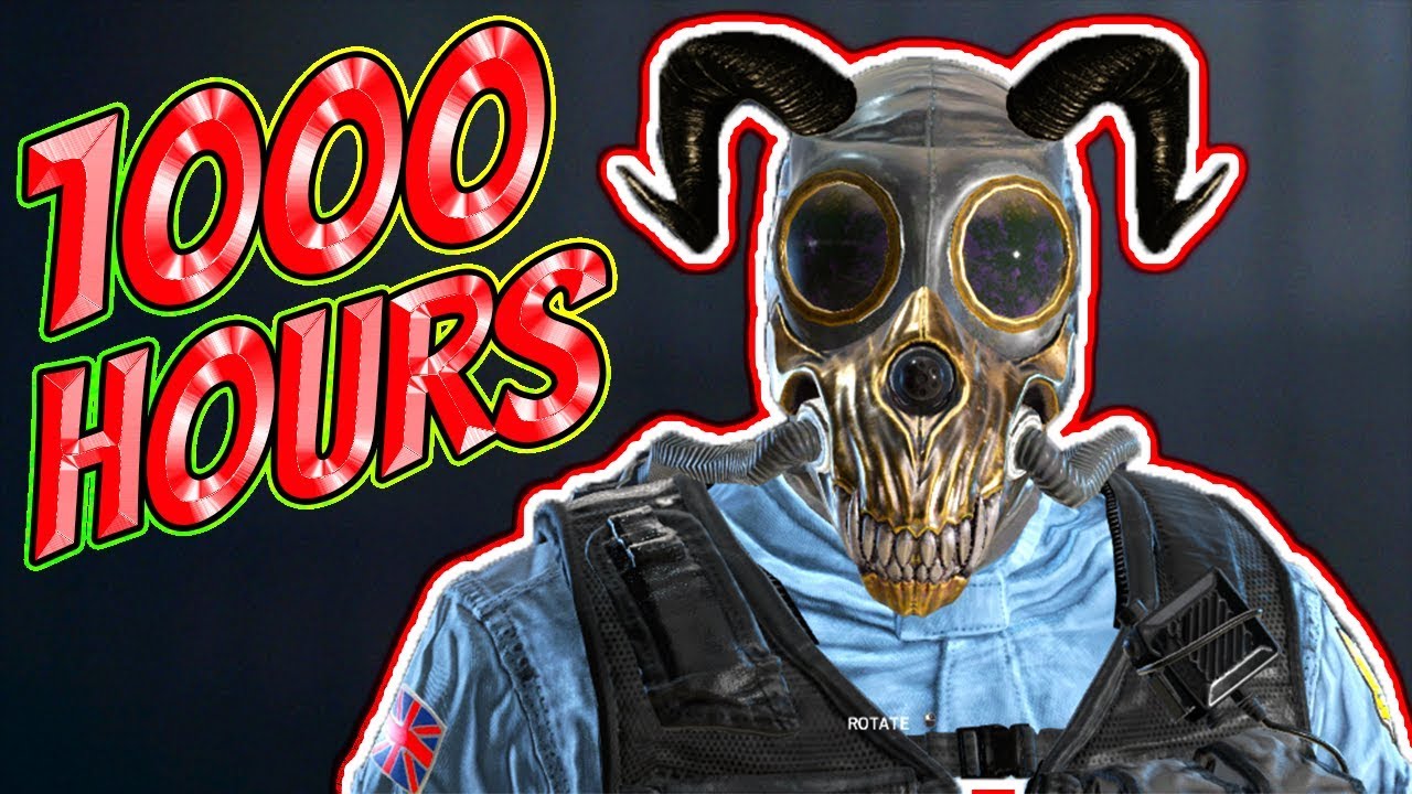 Как выглядит 1000 часов опыта курения — Rainbow Six Siege