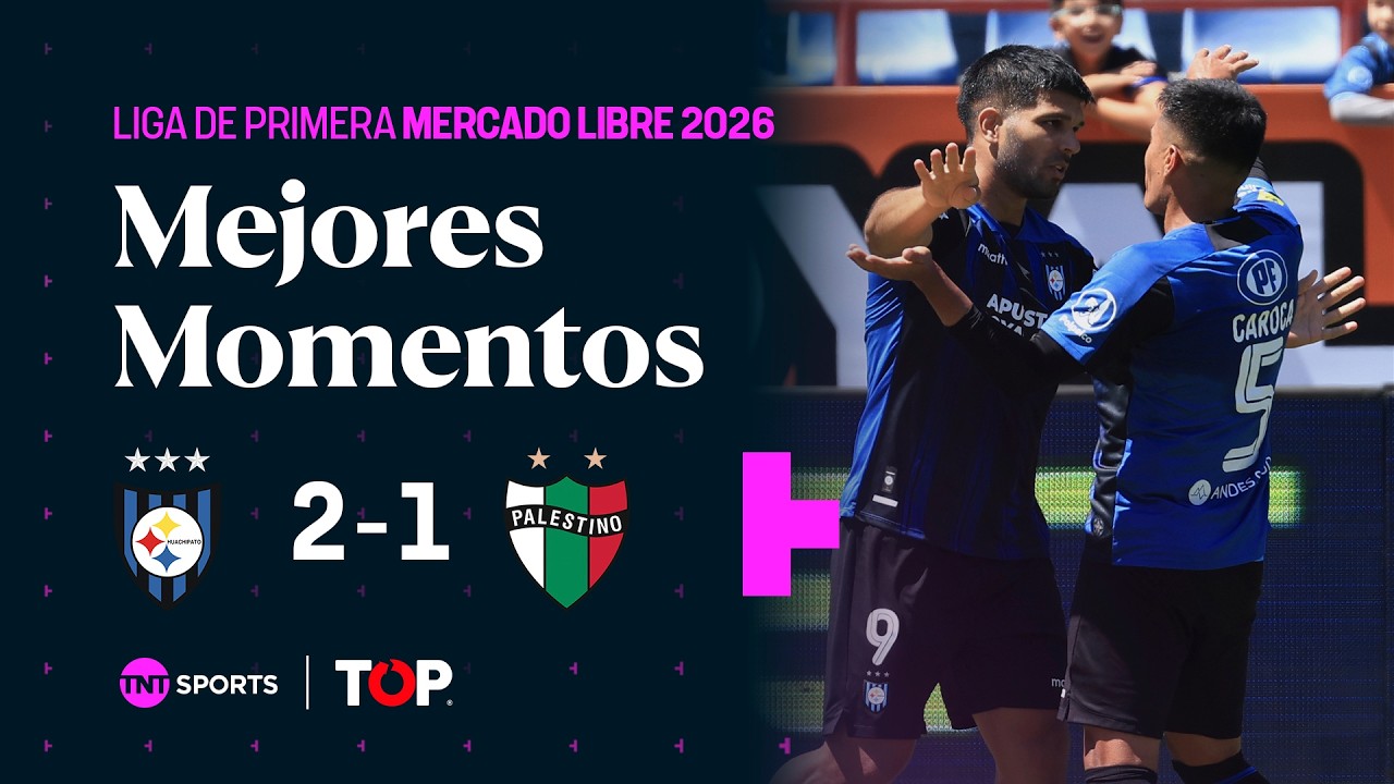 Compacto TOP | 🔵⚫ Huachipato 2 - 1 ⚪🟢🔴 Palestino | Liga de Primera Mercado Libre 2026 - Fecha 4