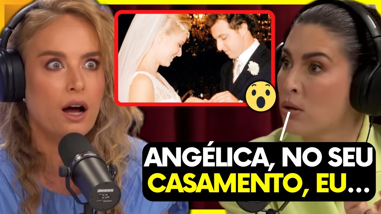 FE PAES LEME FAZ REVELAÇÃO PRA ANGÉLICA AO VIVO😱 | PodcatsDelas Cortes