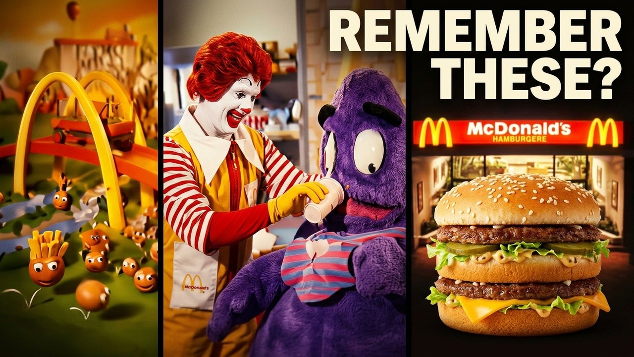Старые рекламные ролики McDonald's 70-х и 80-х годов.