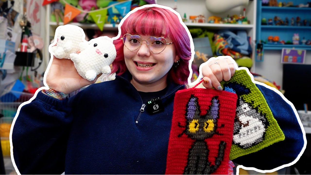 Ghibli goodies for a Ghibli girly | Crochet Vlog