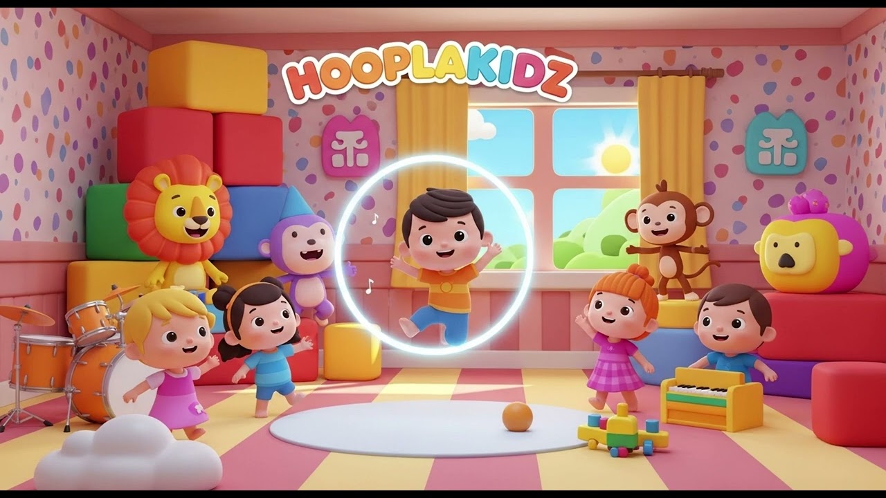HooplaKidz | Nursery Rhymes for Kids | Fun Learning Songs | Kids Melody