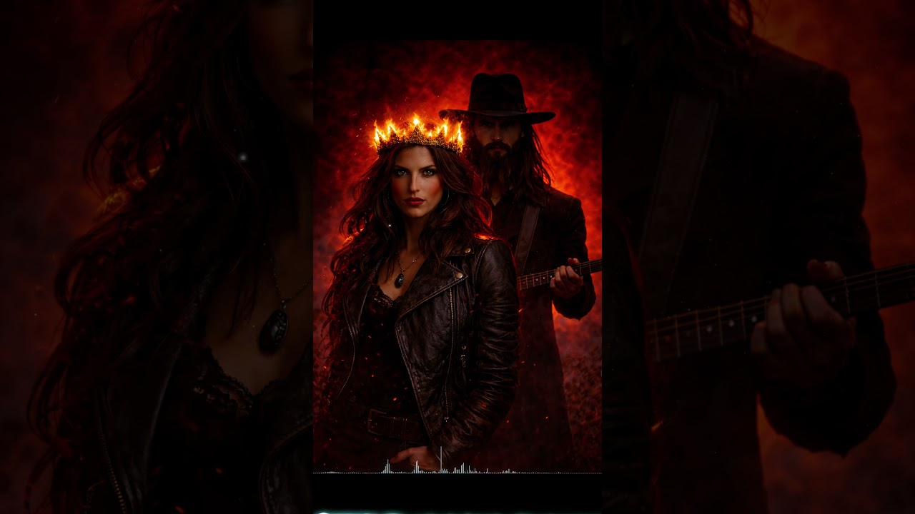 WILDFIRE CROWN 👑🔥 #CinematicCountry #GothicWestern #DarkAmericana #DarkCountryMusic