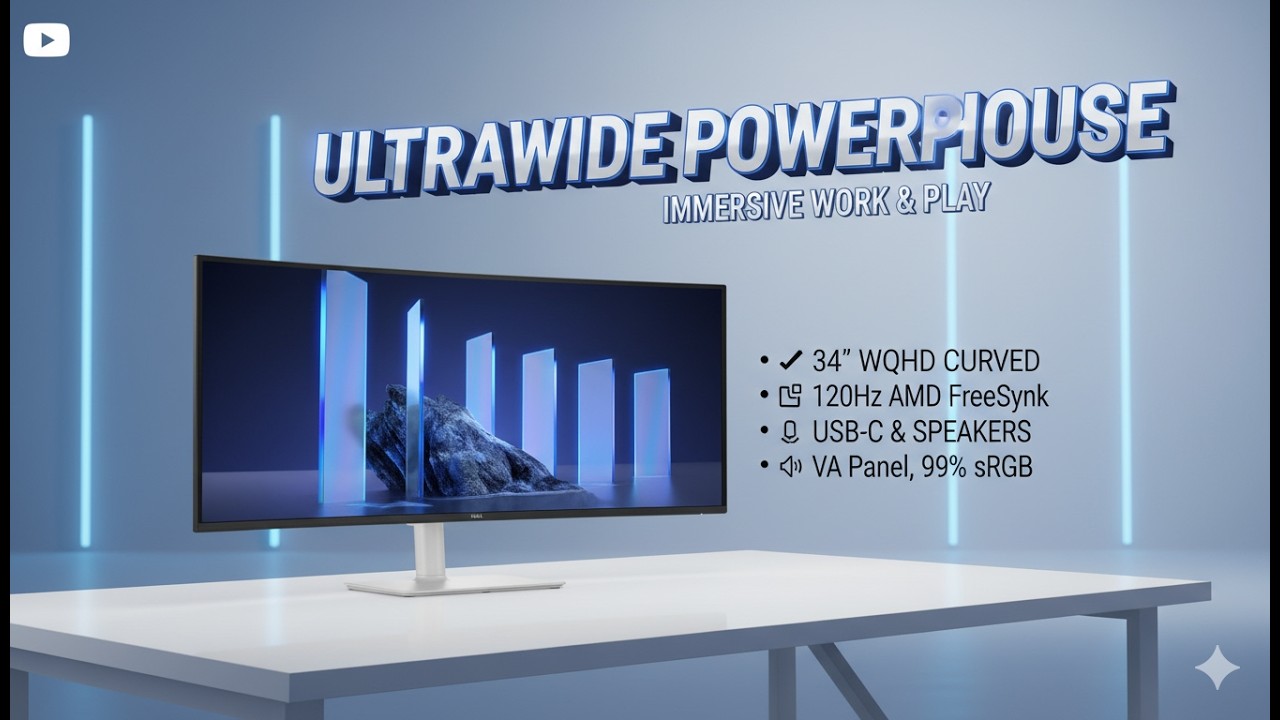 Dell S3425DW Review – 34” Ultrawide 120Hz USB-C Monitor for Work & Play!