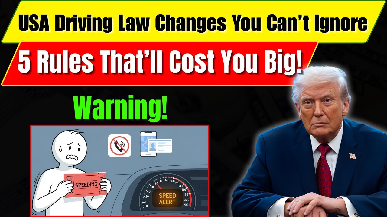 January 2026 USA Driving Law Changes 🚗 5 New USA Rules That Could Cost You Thousands&rdquo;