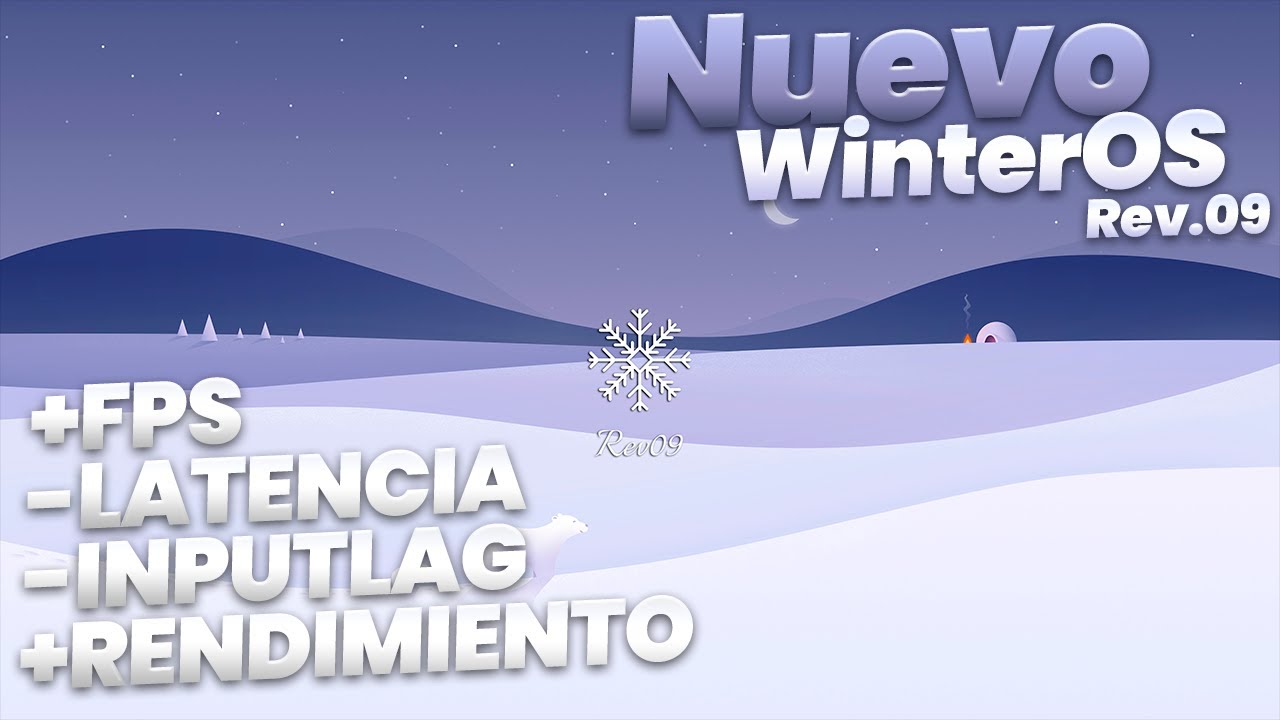El mejor Windows personalizado para gaming y producci&oacute;n del mundo: WinterOS Rev09
